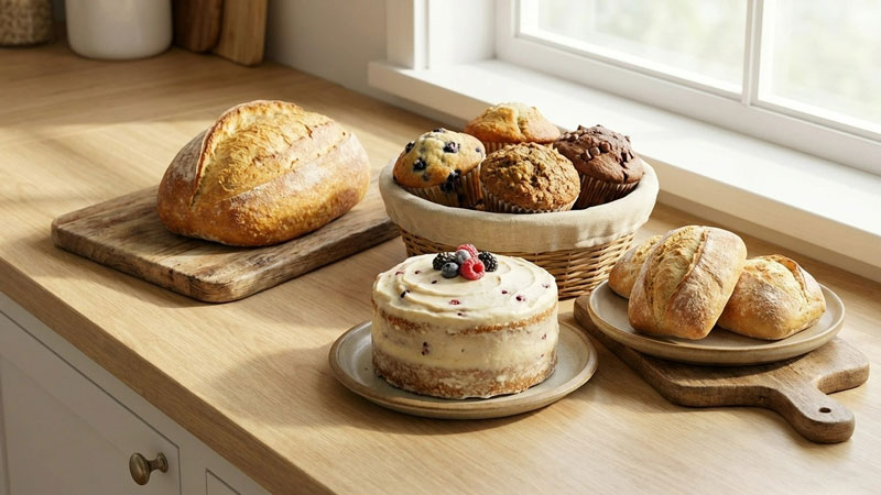 Backen im Airfryer – Brot, Kuchen & Brötchen