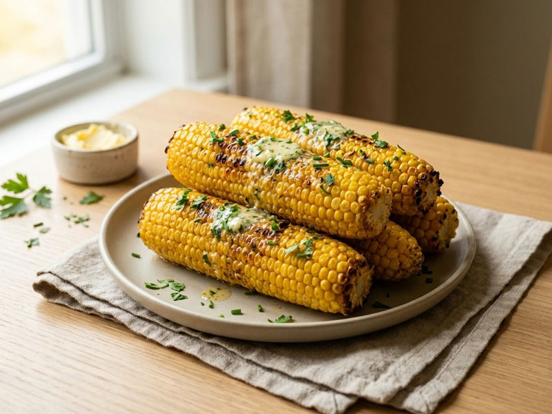 Maiskolben aus dem Airfryer