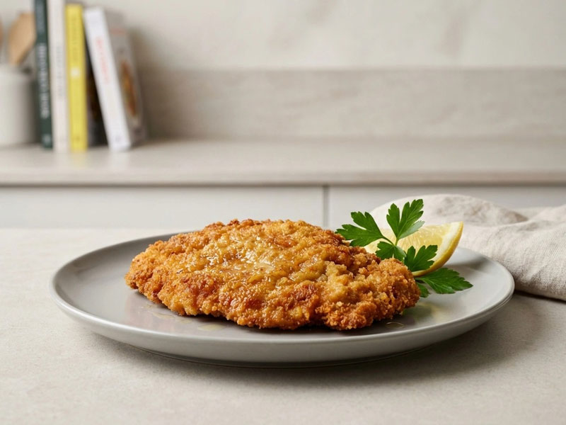 Airfryer Schnitzel – Knusprig paniert ohne Friteuse