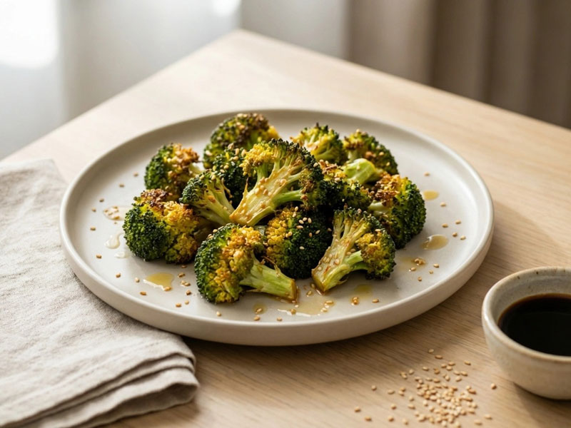 Airfryer Brokkoli – Knusprig mit Sesam