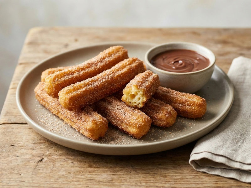 Airfryer Churros – Knusprig mit Zimt-Zucker in 8 Minuten