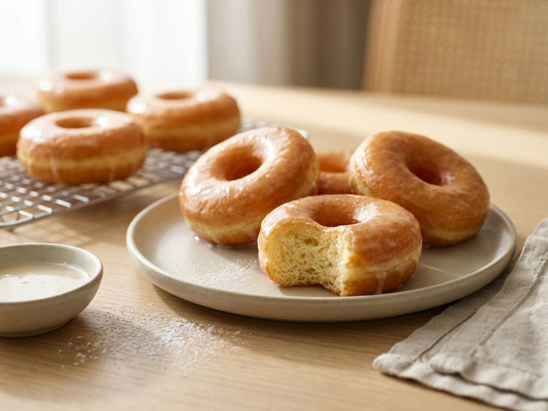 Airfryer Donut – Luftige Donuts aus Hefeteig in 8 Minuten