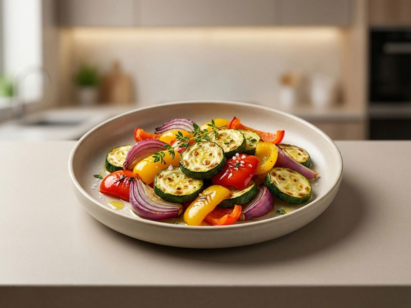 Airfryer Gemüse Grundrezept – Ofengemüse knusprig und aromatisch